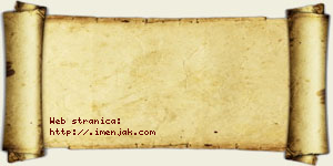 Josif Postolović vizit kartica